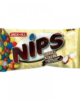 62g x 12pkt Jack 'n Jill Nips Cookie & Cream