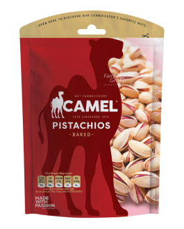 135g x 10pkt Camel Baked Pistachios Peanut