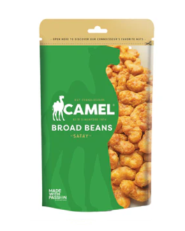 36g x 20pkt Camel Satay Broad Beans