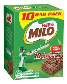 210g x 10s Nestle Milo Snack Bars Original