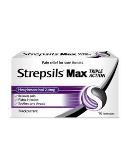 16s x 4box Strepsils Lozenges Max Triple Action