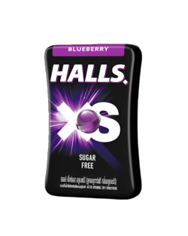 12.6g x 12s Halls XS Sugar Free Blueberry