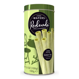 100g x 4btl Redondo Wafer Stick Green Tea (Halal)