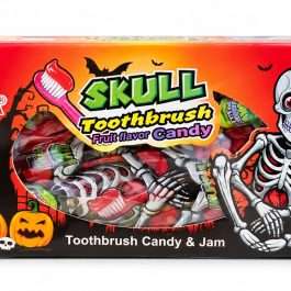 13g x 30s Halloween Skull Toothbrush Candy